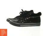 Sorte lave sneakers med palietter fra Cix (str. 40) - 2