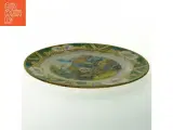 Dekorativ engelsk 1950&#39;er tallerken med landskabsmotiv (str. Ø 25,5 cm) - 2