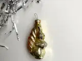 Vintage juleornament, orange egern - 3