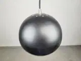 Fin sort Ball loft lampe med stofledning - 2