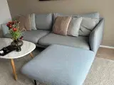 Sofa med puf 