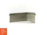Sjælden Tin æske med Vinstra sten dekoreret låg fra Skurdal Tinn (str. 11 x 5 x 4 cm) - 3