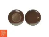 Brune tallerkener (str. Ø 16 cm) - 2