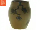 Dekorativ vase med uglemotiv (str. 18 cm) - 3