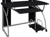 Computerbord 110x52x88,5 cm konstrueret træ sort