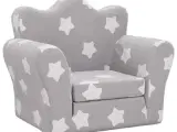 vidaXL sofa til børn stjernemønster blødt plys lys