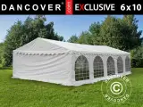 Partytelt Festtelt Exclusive 6x10m PVC, Hvid