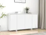 Skænk 135x41x75 cm spånplade hvid
