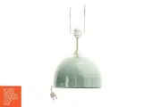 Bordlampe i gråt glas fra Holmegaard (str. Ø. 27 cm. h. 50 cm. hej) - 2