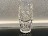 Krystalvase Højde - 14 cm. , Ø - 6 cm.