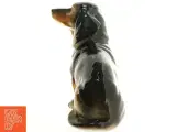 Porcelæns figur af gravhund (str. 16 x 8 cm) - 3