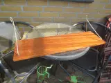 1 stk Teak Hylde med ophæng 