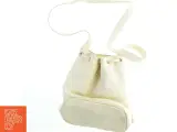 Hvid skuldertaske i læder (str. 25x25x13 cm) - 4