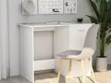Skrivebord 100x50x76 cm spånplade hvid