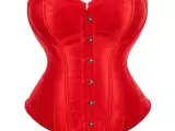 Rødt satin korset