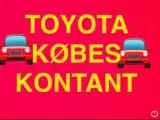 Ældre Toyota KØBES!