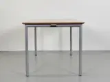 Randers radius kantinebord med plade i birk og stoleophæng - 4