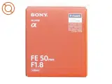 Sony E 50mm F1.8 OSS objektiv