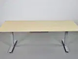 Efg hæve-/sænkebord i birk, 200 cm. - 3