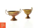 Sæt med skål og kande i bronze (str. 8 cm) - 3