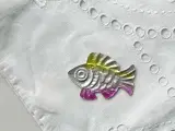 Sovjetisk pappynt, sølvfisk m farver - 3
