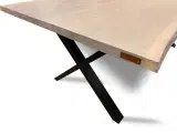Plankebord eg hvidolieret 210 x 95-100 cm - 4