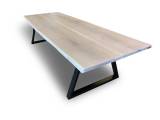 Plankebord eg Hvidolieret 300 x 95-100 cm - 2