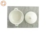 Porcelænsskål med låg - 2