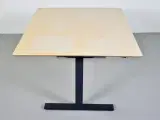 Scan office hæve-/sænkebord med birkefiner, 150 cm. - 2