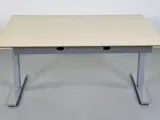 Scan office hæve-/sænkebord med birkelaminat, 140 cm. - 3