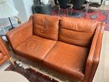 3 og 2 personers lædersofa - 2