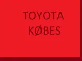 Toyota Personbiler Købes - 2