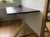 Hæve/sænkebord sort/grå - 2