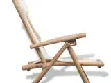 vidaXL dækstol bambus