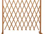 Espalier til haven 180x100 cm massivt fyrretræ orange