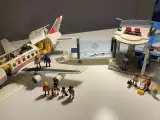 Playmobil fly og lufthavn