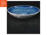 Blå og hvid porcelænstallerken fra Bing & Grøndahl (str. Ø 15 cm) - 2