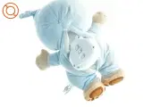 Blå plys teddybjørn med lyd (str. 29 x 24 cm) - 3