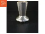 Industriel bordlampe i glas og metal fra W.GERMANY (str. 26x17 cm) - 2