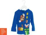 Blå langærmet Super Mario trøje fra H&M (str. 104) - 2
