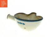 Lille keramik sovsekande fra Knabstrup (str. 20 x 7 cm. 14 cm i diameter) - 2