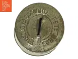 Gammel metal sparebøsse fra Pete Bros (str. Ø. 8,5 cm) - 4