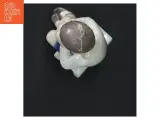 Porcelænsfigur af barn på skammel fra B&G (str. 13x6 cm) - 3