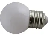 Zederkof LED 1W Kronepære - Hvid
