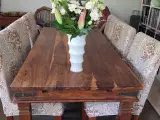 Spisebord i indonesisk hardwood med 8 stole - 2