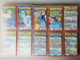 Samlerobjekt: 10 stk. Sjældne Danske Pokémon VHS - 2