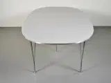 Fritz hansen konferencebord i grå med oval plade, 240 cm. - 4