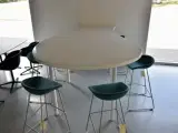 Højbord/ståbord i hvid med hvidt stel - 4