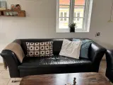 Lædersofa 3+2 - 3
