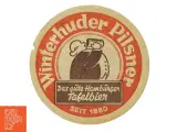 Vintage ølbrikker fra Winterhuder Pilsner (str. Ø. 12 cm) - 3